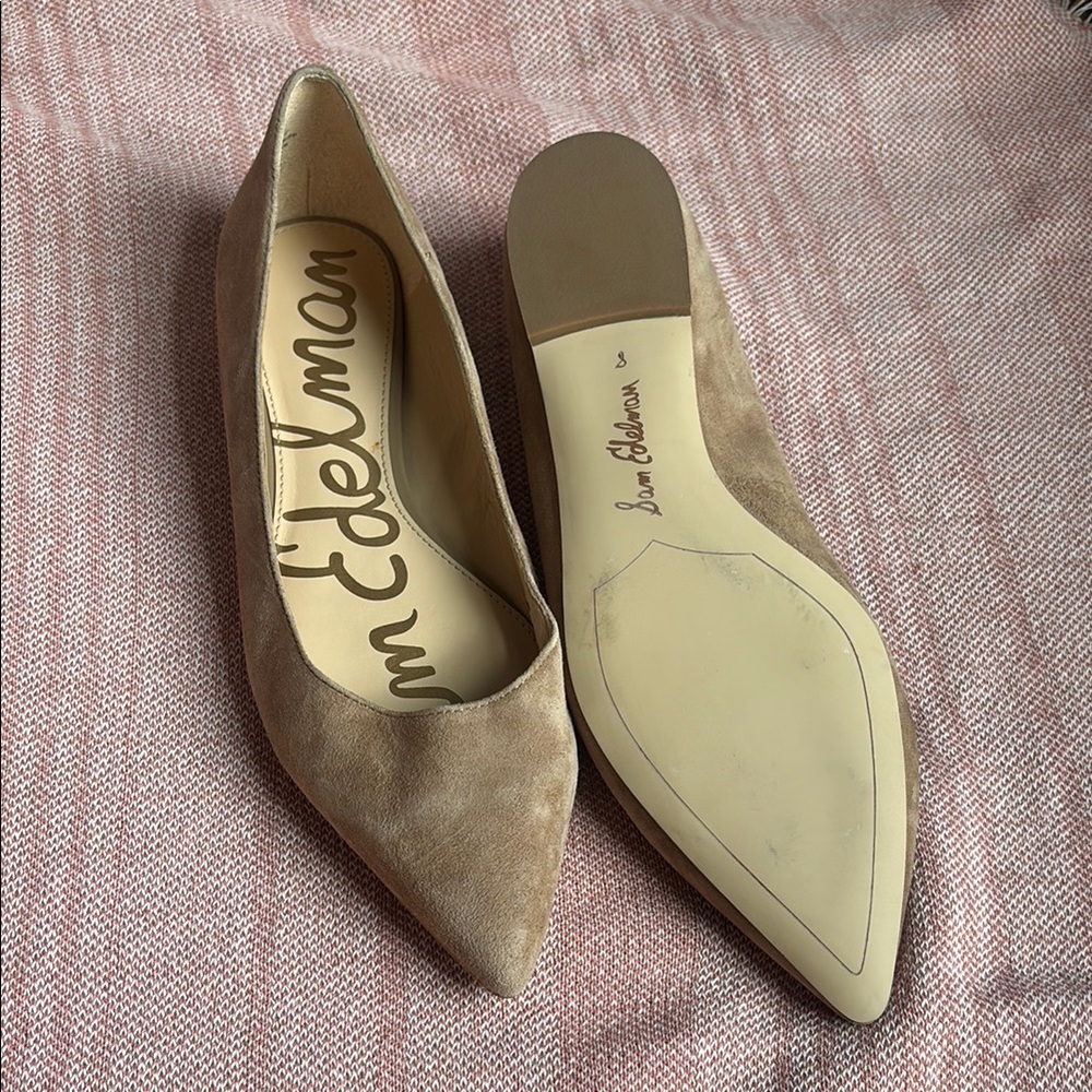 *Never Worn* Sam Edelman Tan Flats Timeless Design